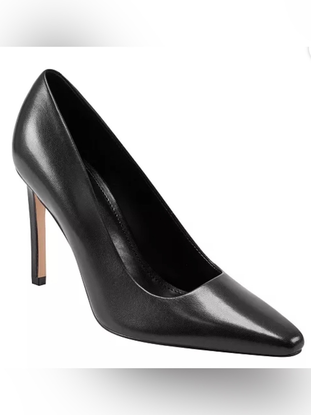 NWT Marc Fisher LTD Olivy Women’s Black Leather Stiletto Pump - Size 8